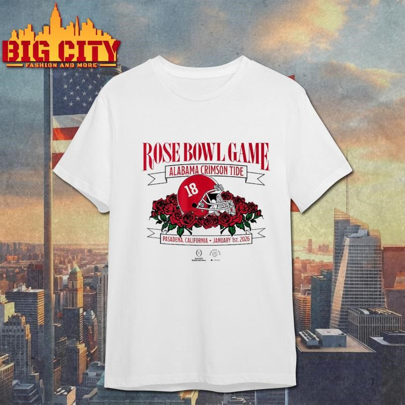 Alabama Football 2026 Rose Bowl Game Shirt
