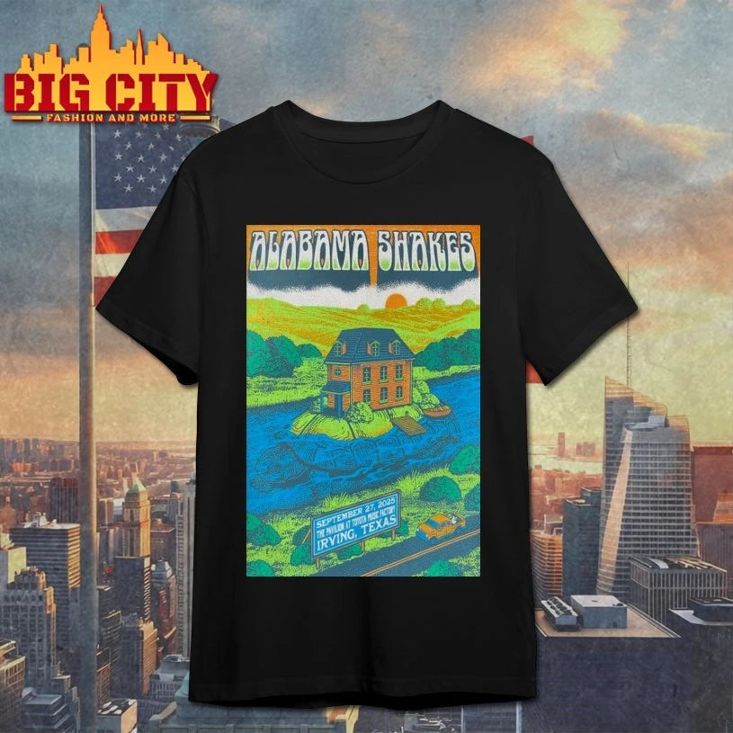 Alabama Shakes 2 Sept 27 2025 Irving Texas New Poster shirts