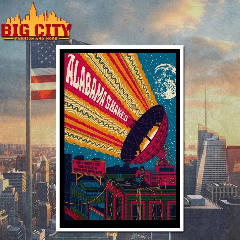 Alabama Shakes 9-5-2025 Rochester Hills MI Poster shirt