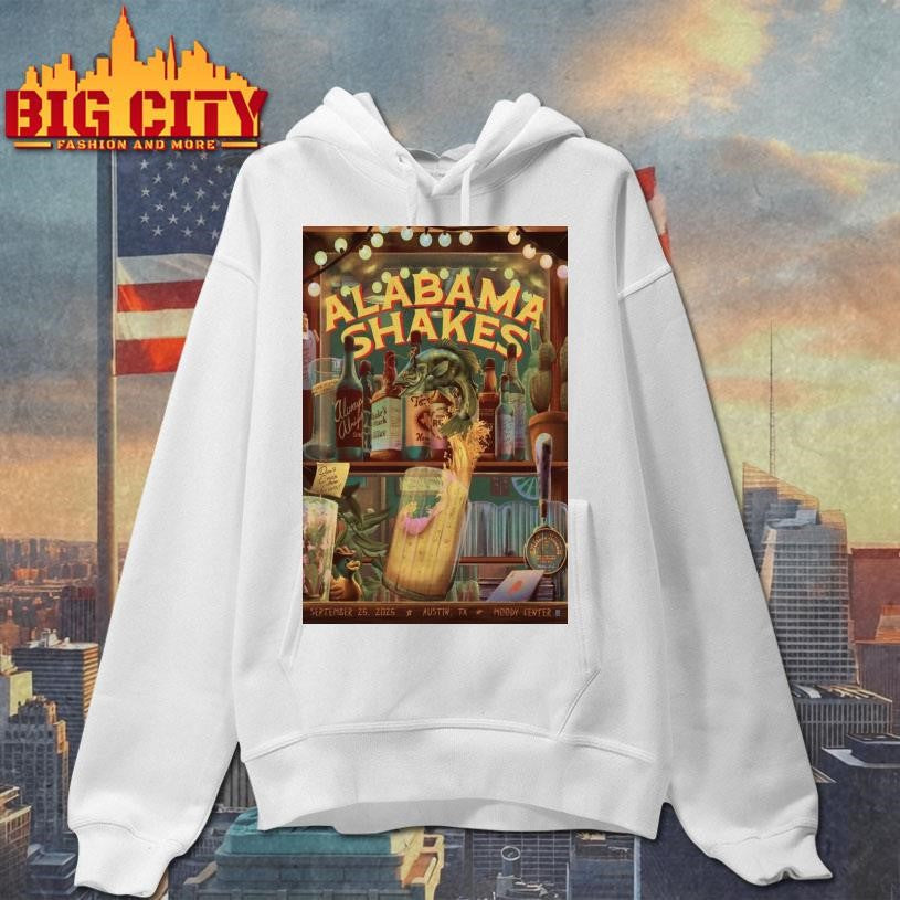 Alabama Shakes Texas 2025 Tour Poster Shirt