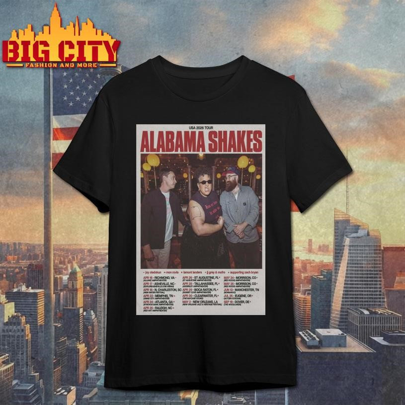 Alabama Shakes US Tour February 2026 Poster Shirt