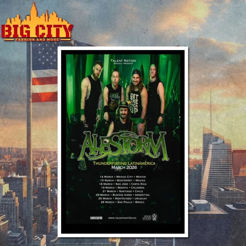 Alestorm Latin America 2026 Poster shirt
