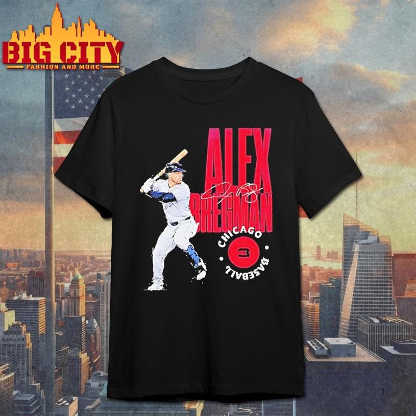 Alex Bregman Batting Stamp Chicago Cubs Signature Shirt