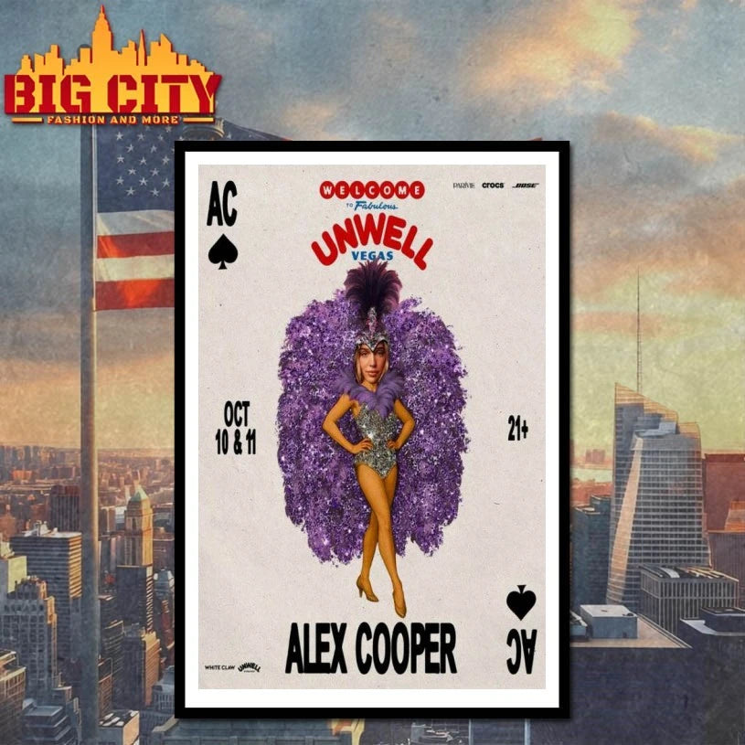 Alex Cooper Unwell Las Vegas October 10-11 2025 Poster shirt
