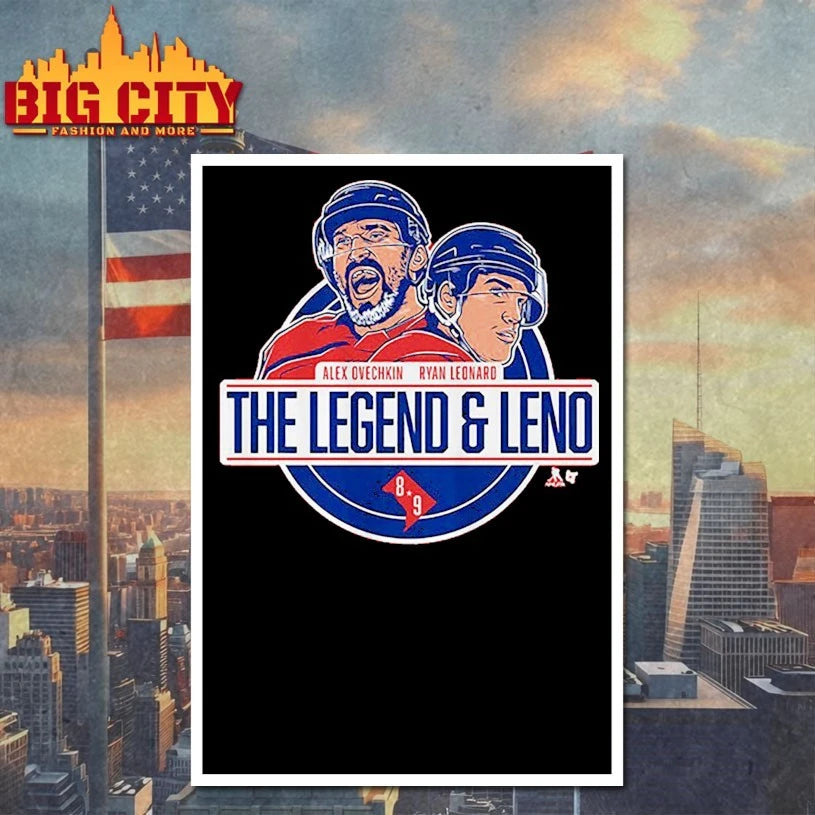Alex Ovechkin &amp; Ryan Leonard The Legend &amp; Leno shirt