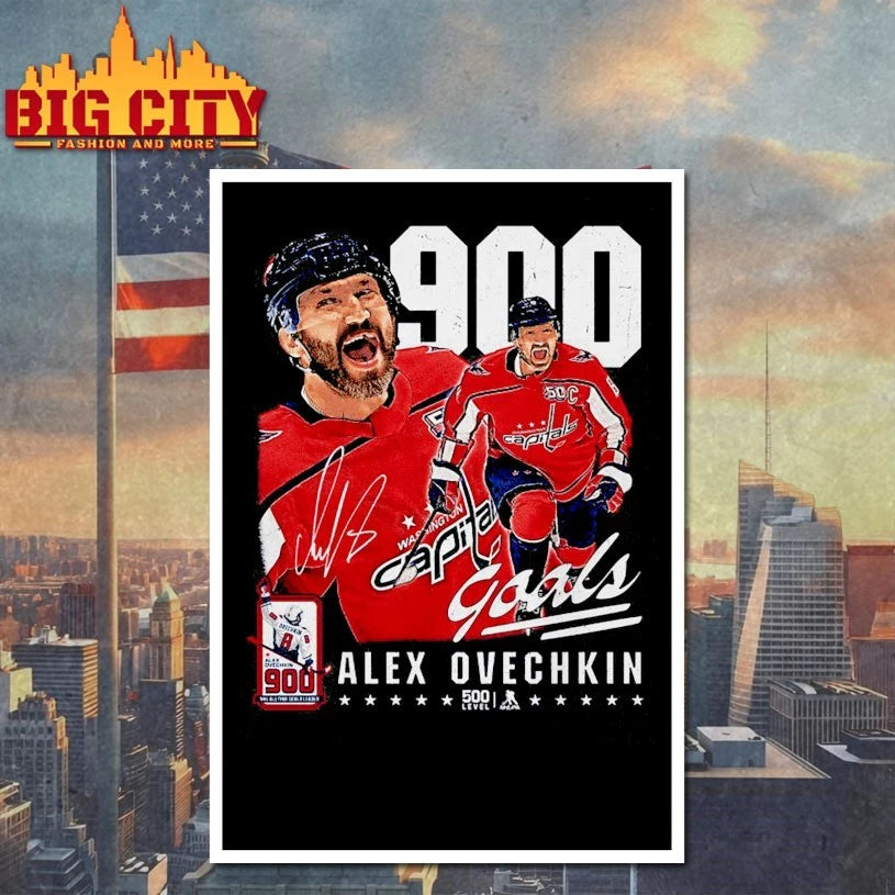 Alex Ovechkin Washington Capitals 900 Goals Shirt