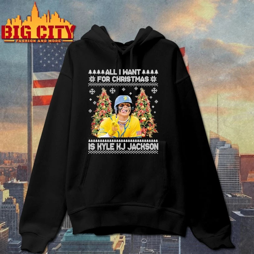 All I Want for Christmas Is Kyle KJ Jackson Ugly christmas shirt