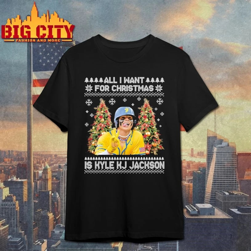 All I Want for Christmas Is Kyle KJ Jackson Ugly christmas shirt