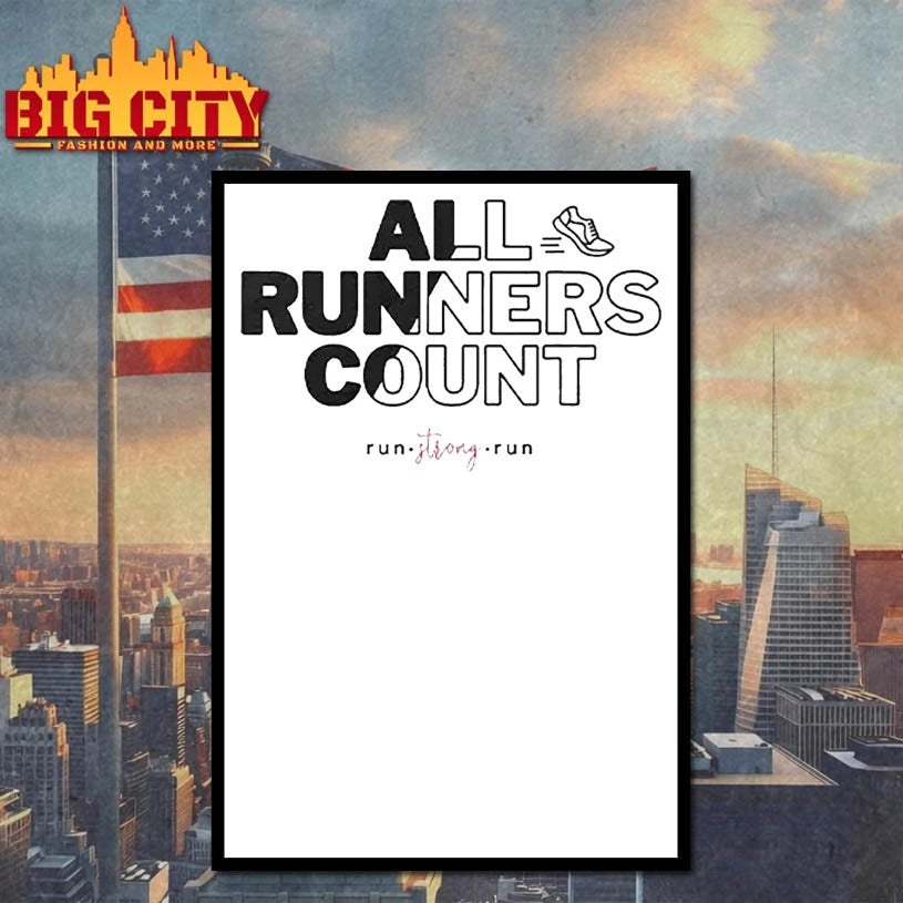 All Runners Count Gift For Runners And Joggers Run Strong Run Shirt