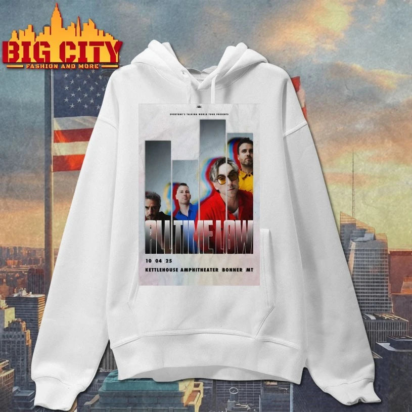 All Time Low 10.4.2025 KettleHouse Amphitheater Bonner MT Poster shirt