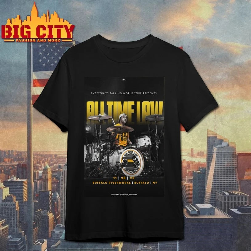 All Time Low Merch Buffalo NY Nov 28 2025 Poster shirt