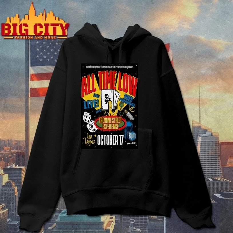 All Time Low Oct 17 2025 Live In Las Vegas NV Poster Shirt