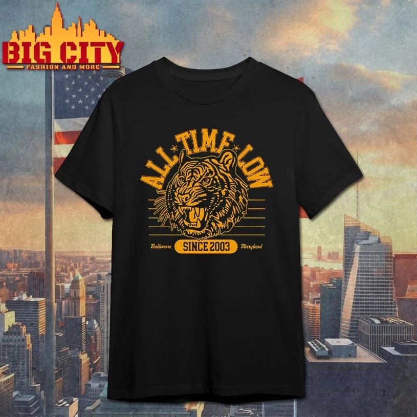 All Time Low Tiger Dateback Shirt