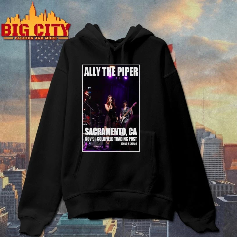 Ally The Piper November 9 2025 Sacramento, CA Poster shirt