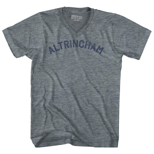 Altrincham Tri-Blend V-neck Womens Junior Cut T-shirt