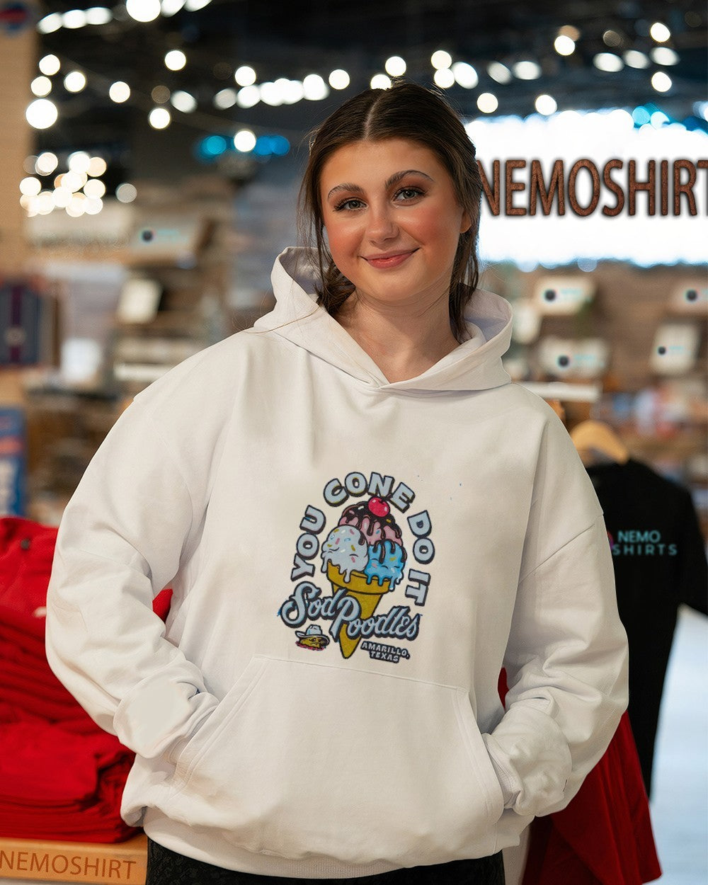 Amarillo Sod Poodles you cone do it ice cream shirt