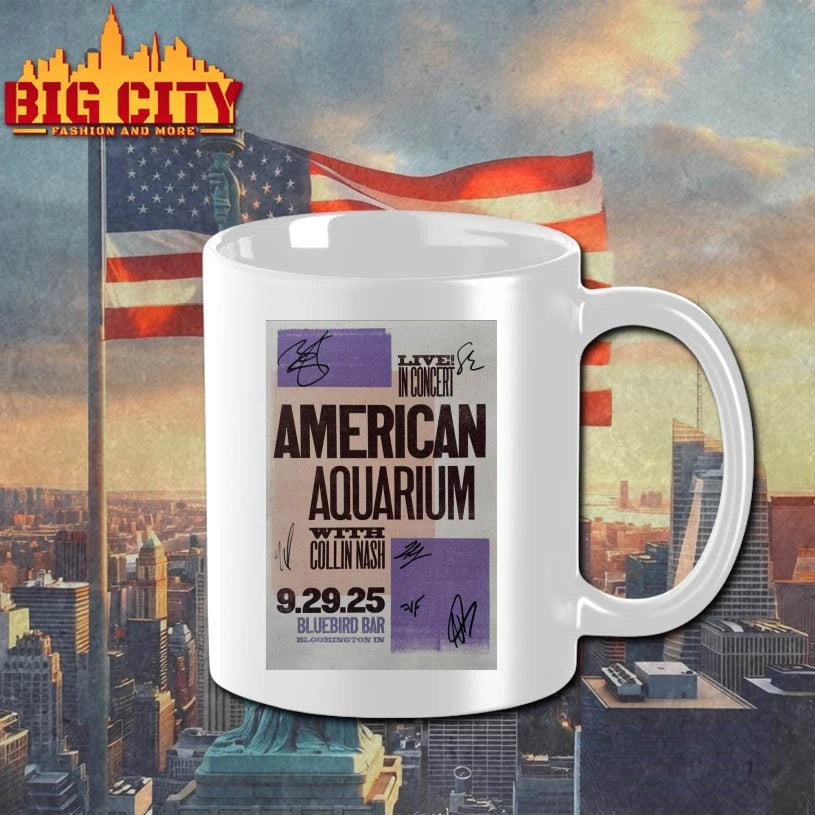 American Aquarium Fall Tour 2025 Bloomington, IN Poster shirts