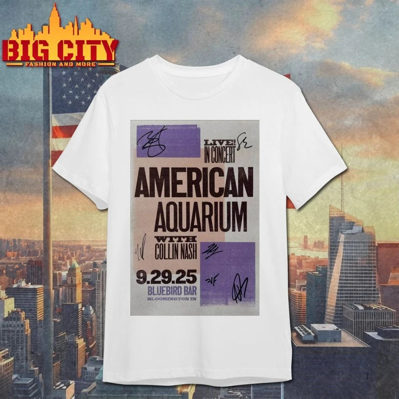 American Aquarium Fall Tour 2025 Bloomington, IN Poster shirts