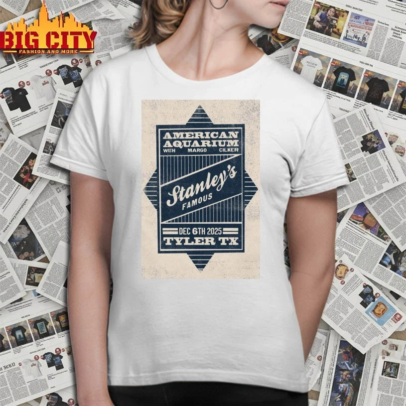 American Aquarium Margo Cilker Tyler, TX Dec 6 2025 Poster shirt