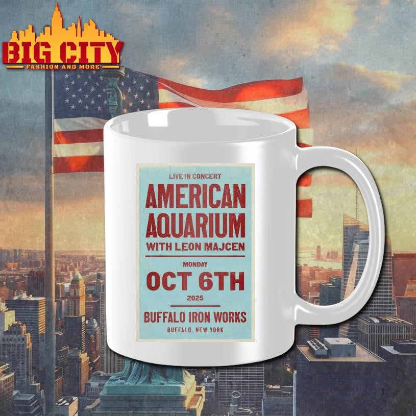 American Aquarium Oct 6th 2025 Buffalo NY Poster shirt