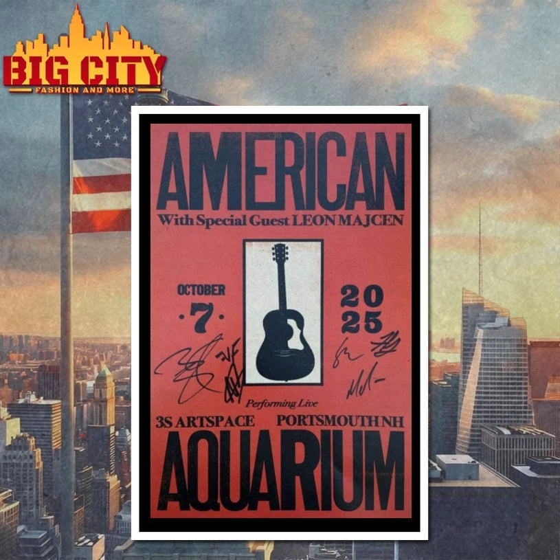 American Aquarium Oct 7 2025 3S Artspace Portsmouth Poster shirt