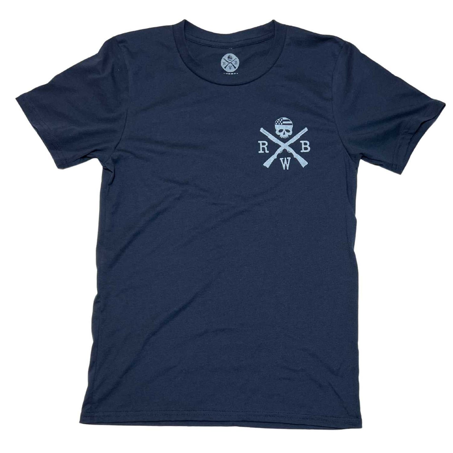 Navy American Flag T-Shirt | Made in USA
