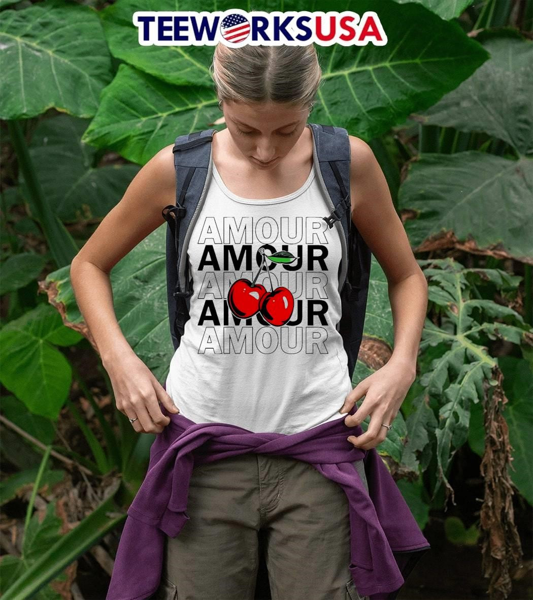 Amour Amour Amour Red Cherries shirt