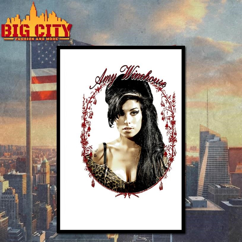 Amy Winehouse Floral Frame New Shirt
