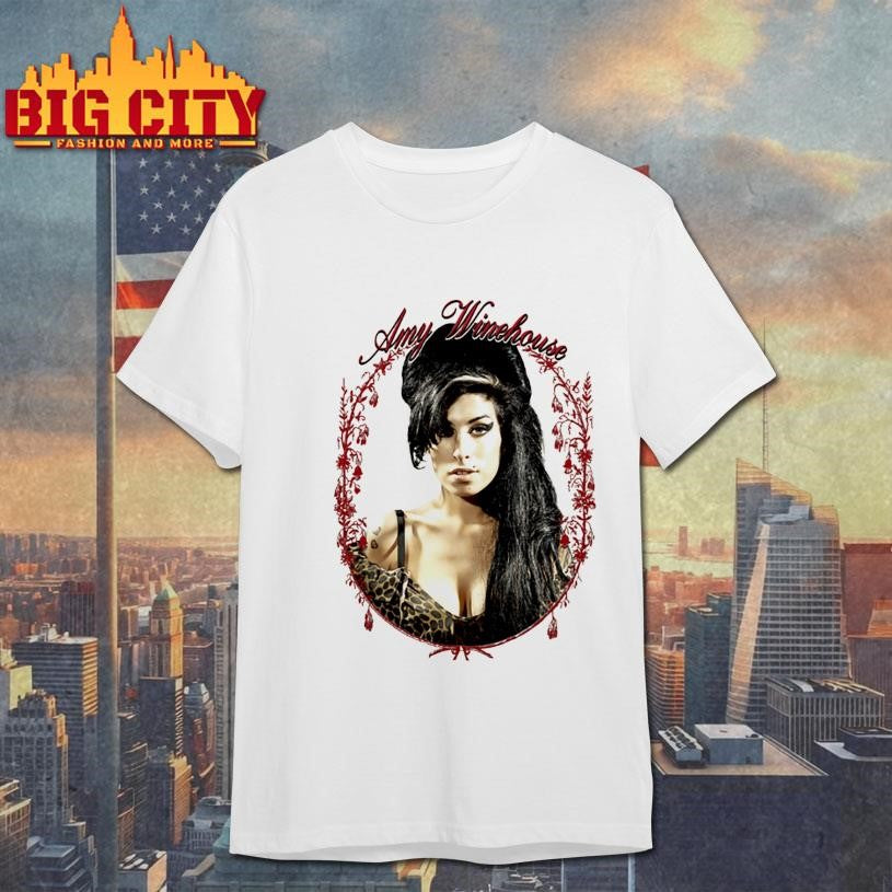 Amy Winehouse Floral Frame New Shirt