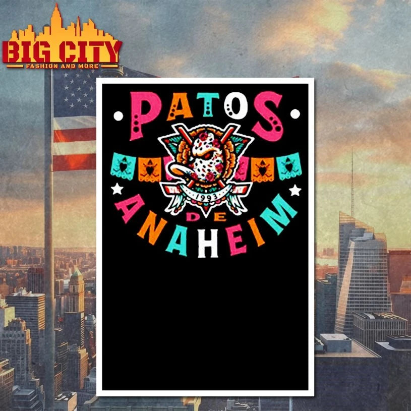 Anaheim Ducks Papel Picado Patos De shirt