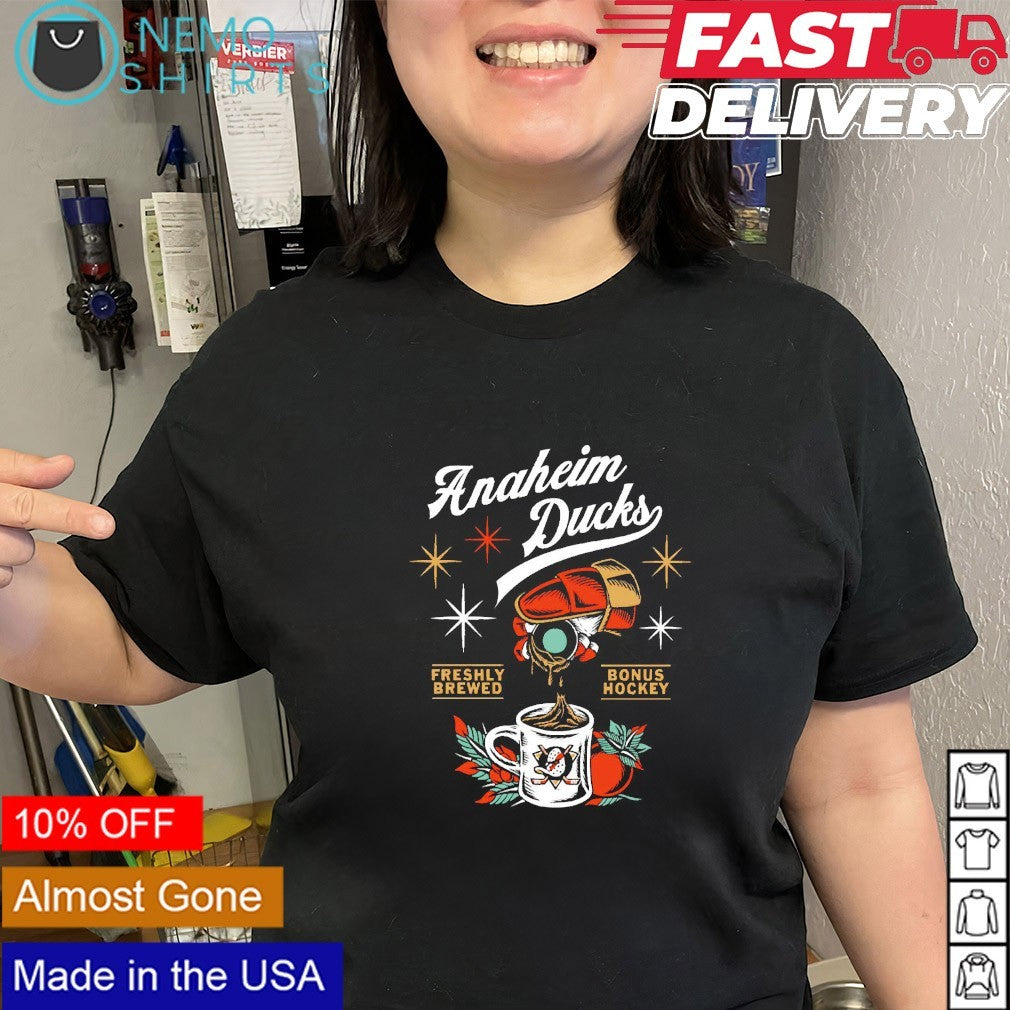 Anaheim Ducks freshly brewed bonus hockey shirt