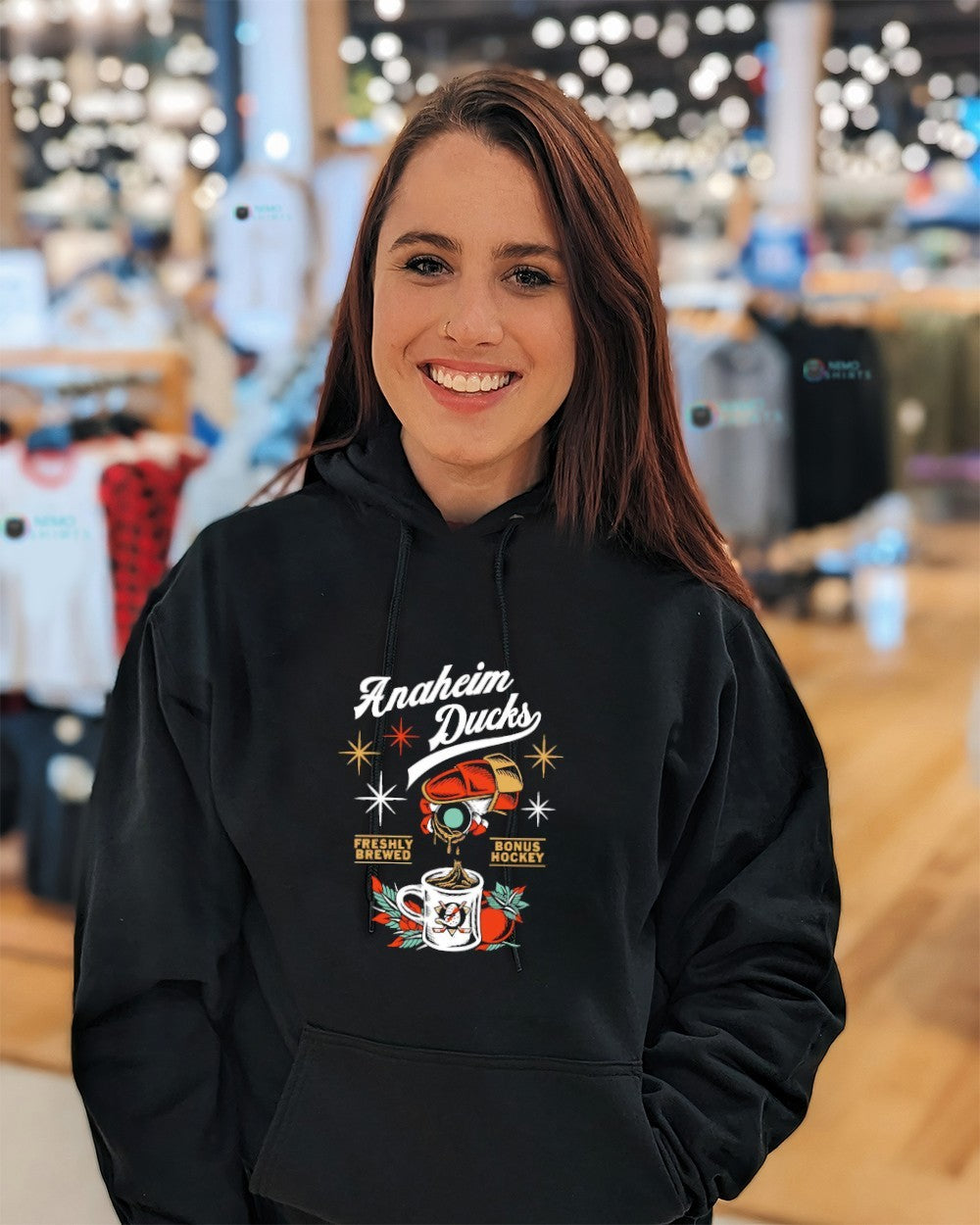 Anaheim Ducks freshly brewed bonus hockey shirt