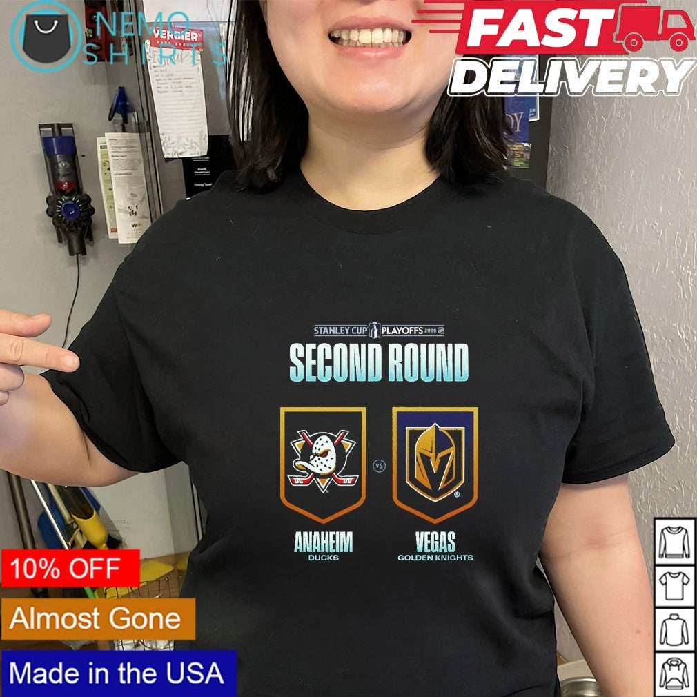 Anaheim Ducks vs Vegas Golden Knights second round Stanley Cup Playoffs 2026 shirt
