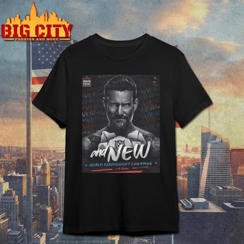 And New World Heavyweight Champion CM Punk Shirt