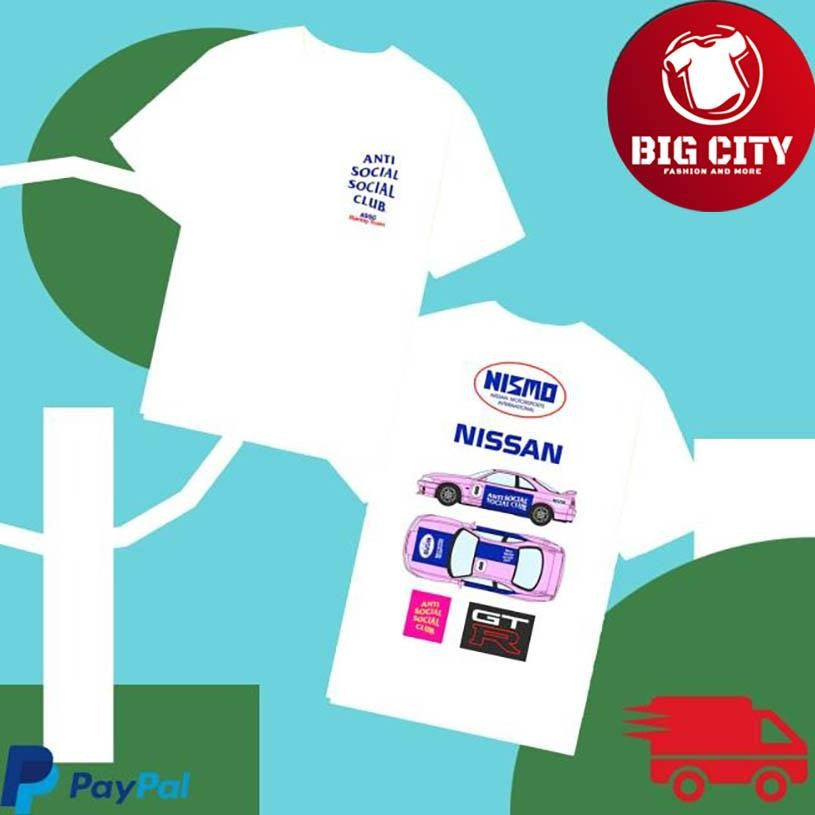 Anti Social Social Club Nissan Gt-R Two Sided Shirt