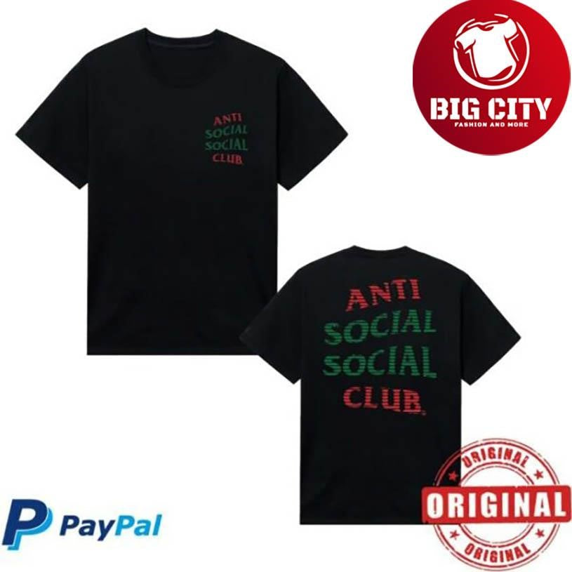 Anti Social Social Club Thread The Halls 2025 Two Sided Shirt