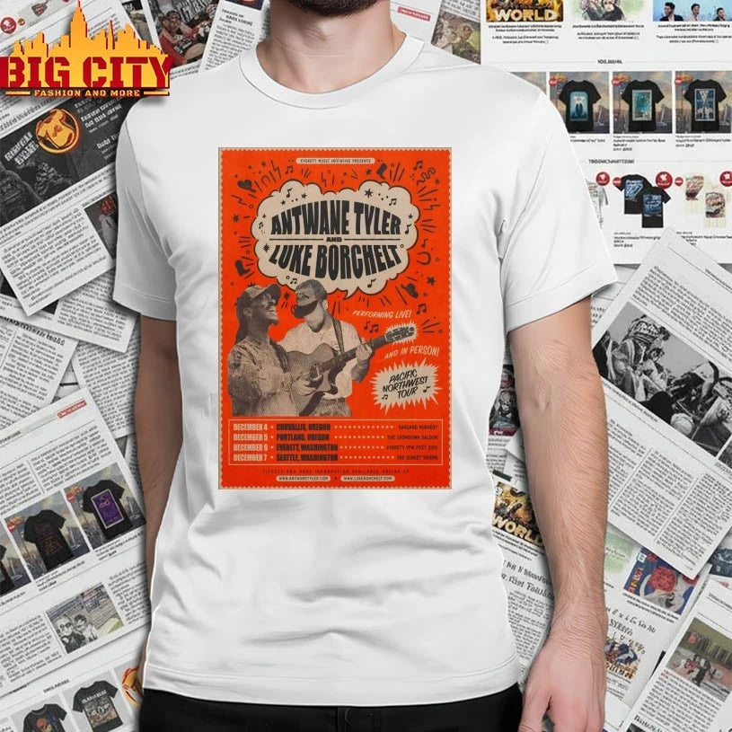 Antwane Tyler And Luke Borchelt Oregon And Washington Shows On Dec 4-7 2025 Poster shirt