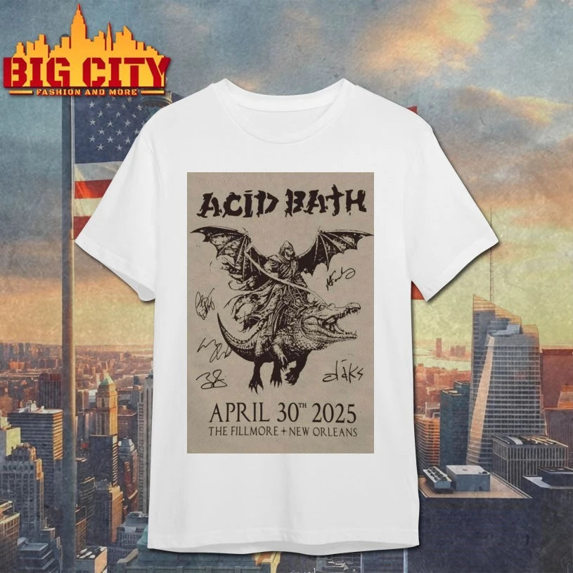 Apr 30 2025 Poster Fillmore + New Orleans Acid Bath Poster shirt