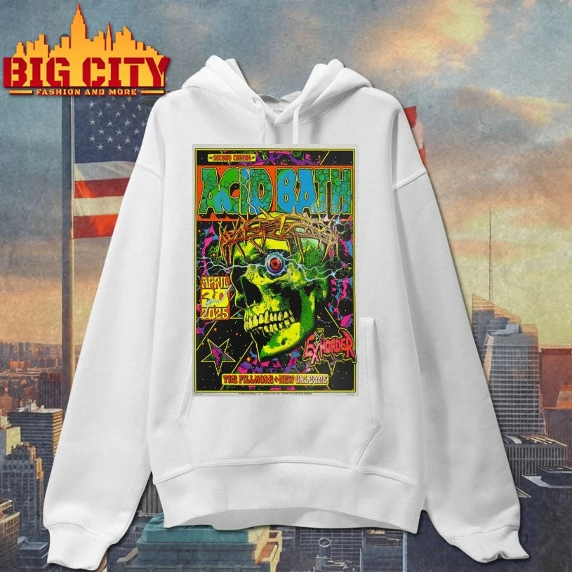 April 30, 2025 Poster Acid Bath The Fillmore shirt
