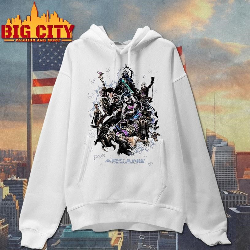 Arcane League Of Legends Arcane Fanniversary Shirt