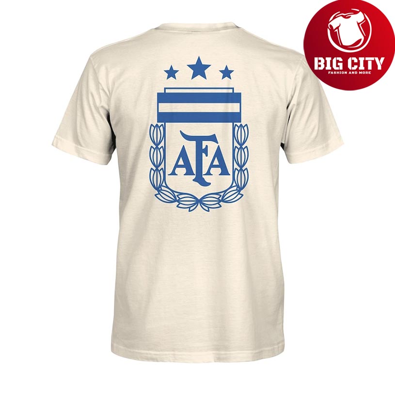 Argentina National Team Big Logo Heavyweighta 2025 New Two Sided Shirt