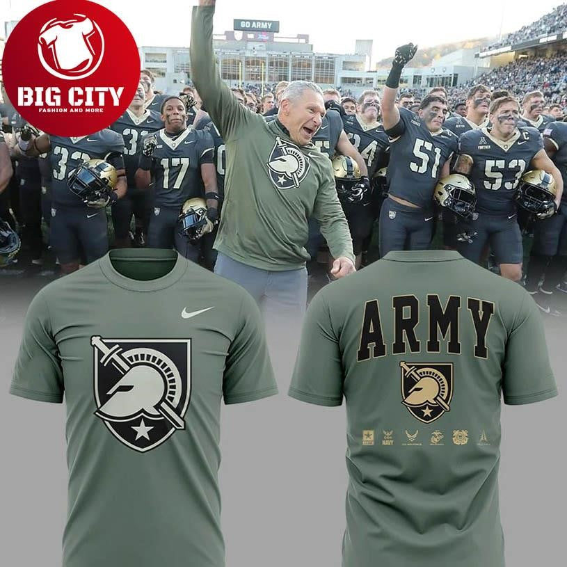 Army Black Knights Coach Smile Says It All 2025 Two Sided Shirt