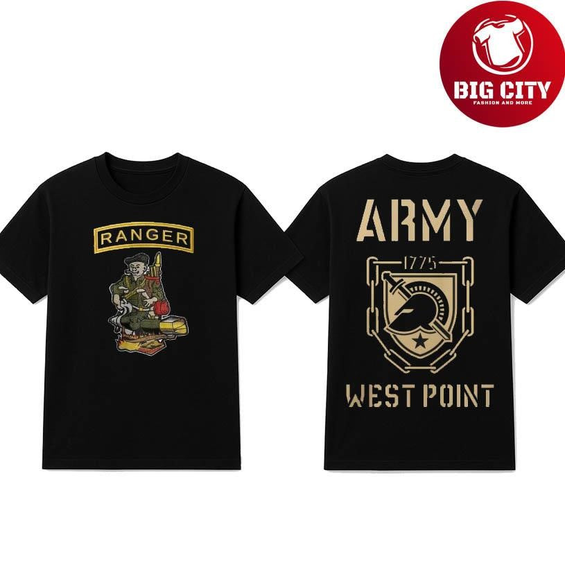 Army Black Knights West Point Athletics Ranger Remember 2025 Two Sided Shirt