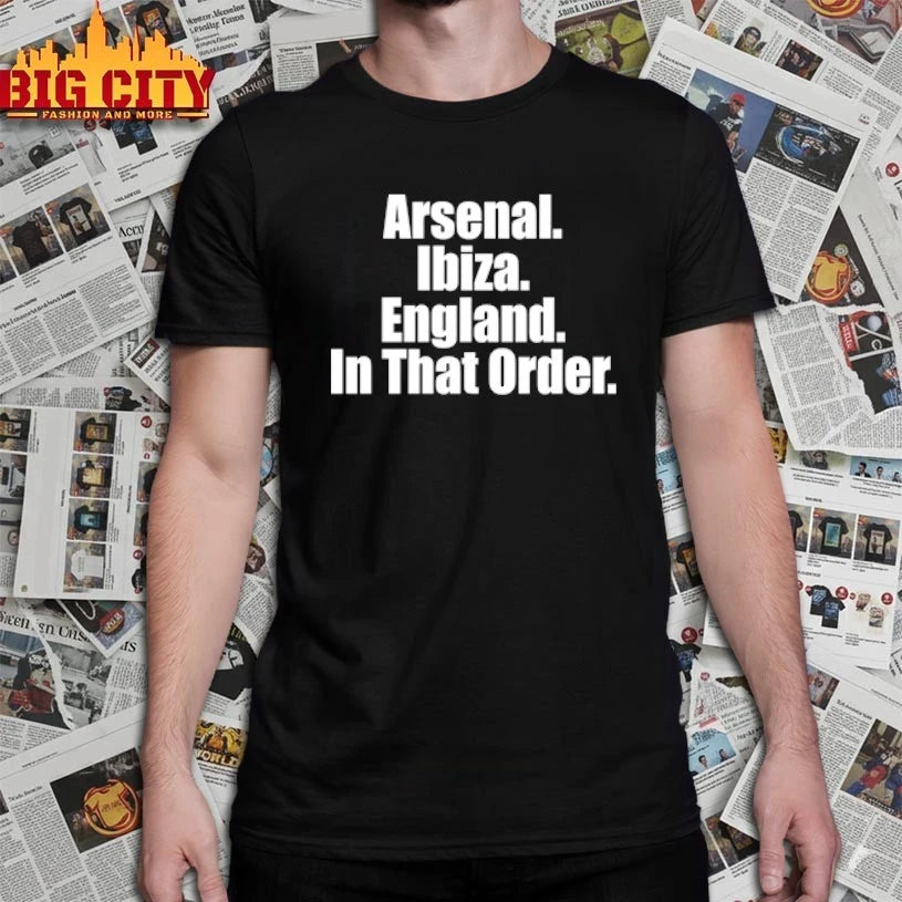 Arsenal Ibiza England In That Order shirt