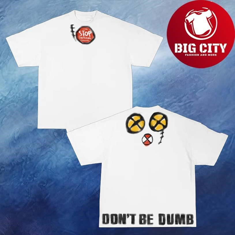 Asap Rocky Merch Tee Crash Dummy Don’t Be Dumb Two Sided Shirt