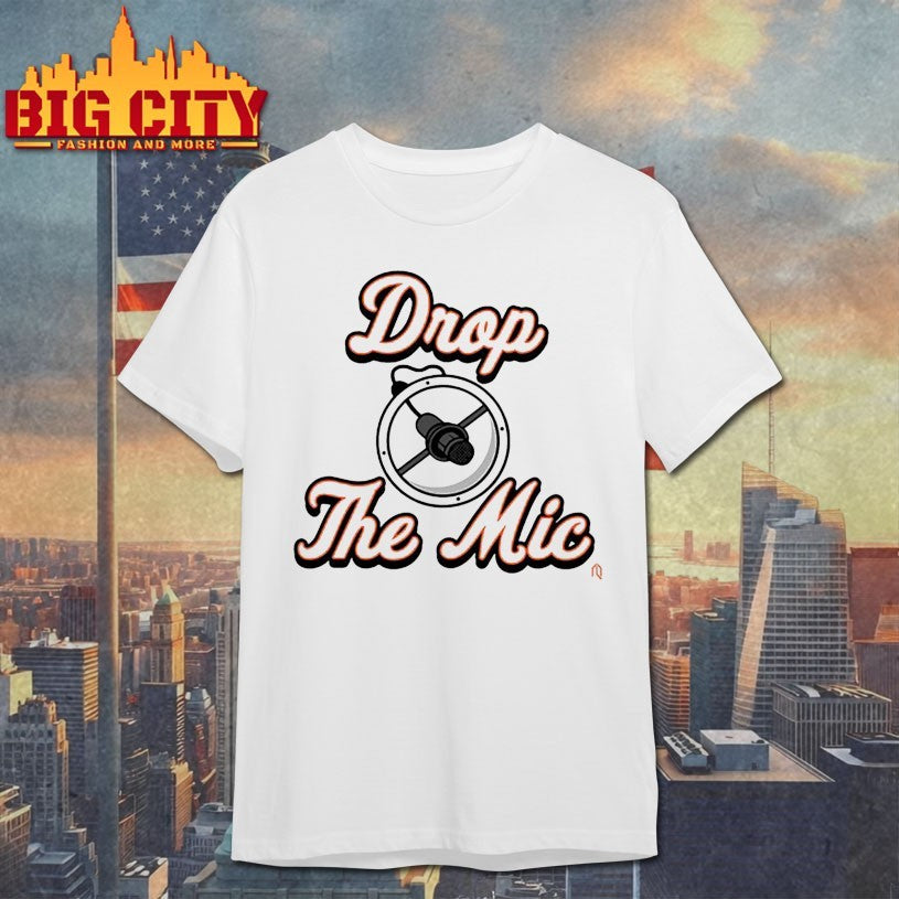 Athlete Logos Drop The Mic Shirts