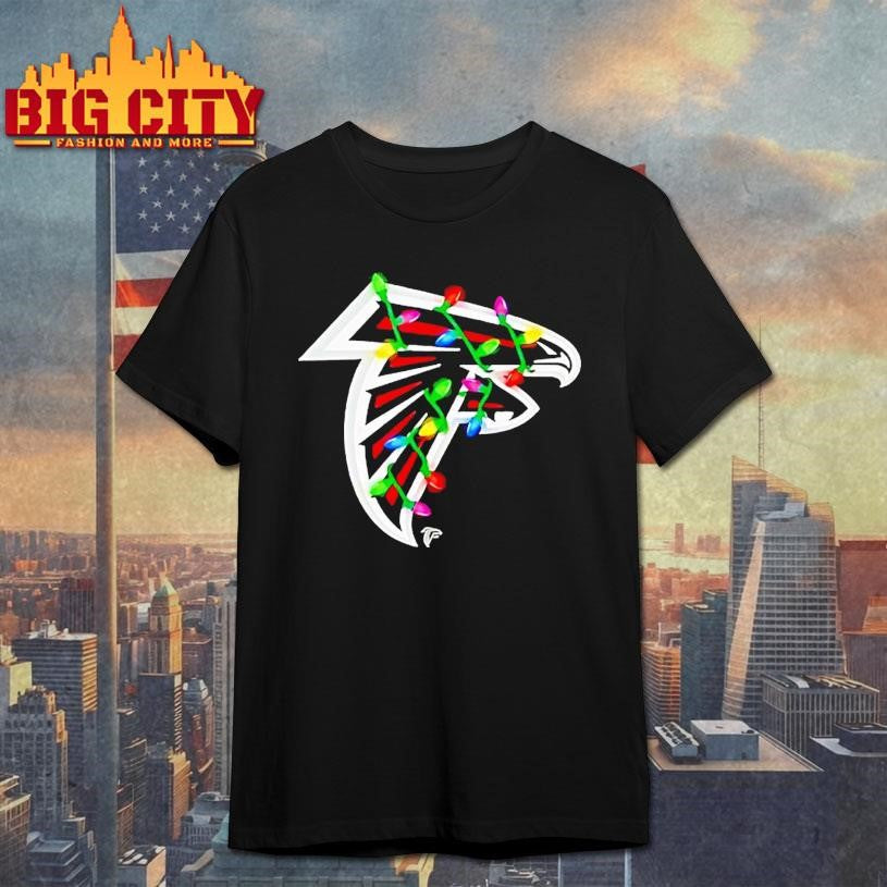 Atlanta Falcons Logo Holiday Lights Shirt