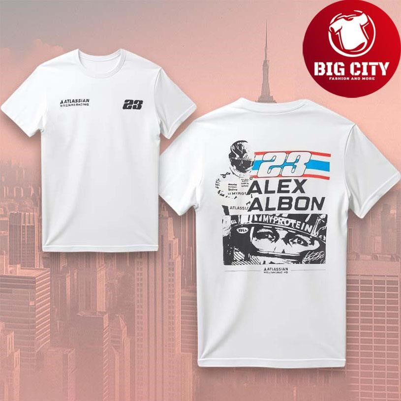Atlassian Williams Racing X Reflo Alex Albon 2025 Two Sided Shirt