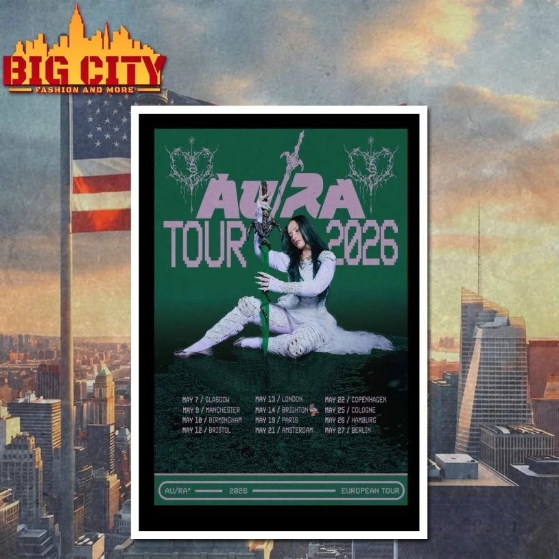 Au-Ra European Tour 26 Poster shirt
