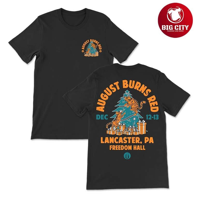 August Burns Red Tour Christmas Cats Two Sided Shirt